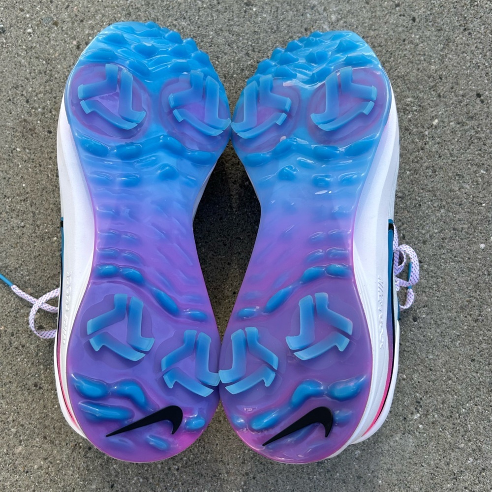 Nike Air Zoom Infinity Tour NEXT% Golf Sneaker White Aurora Blue‎ - Picture 6 of 6